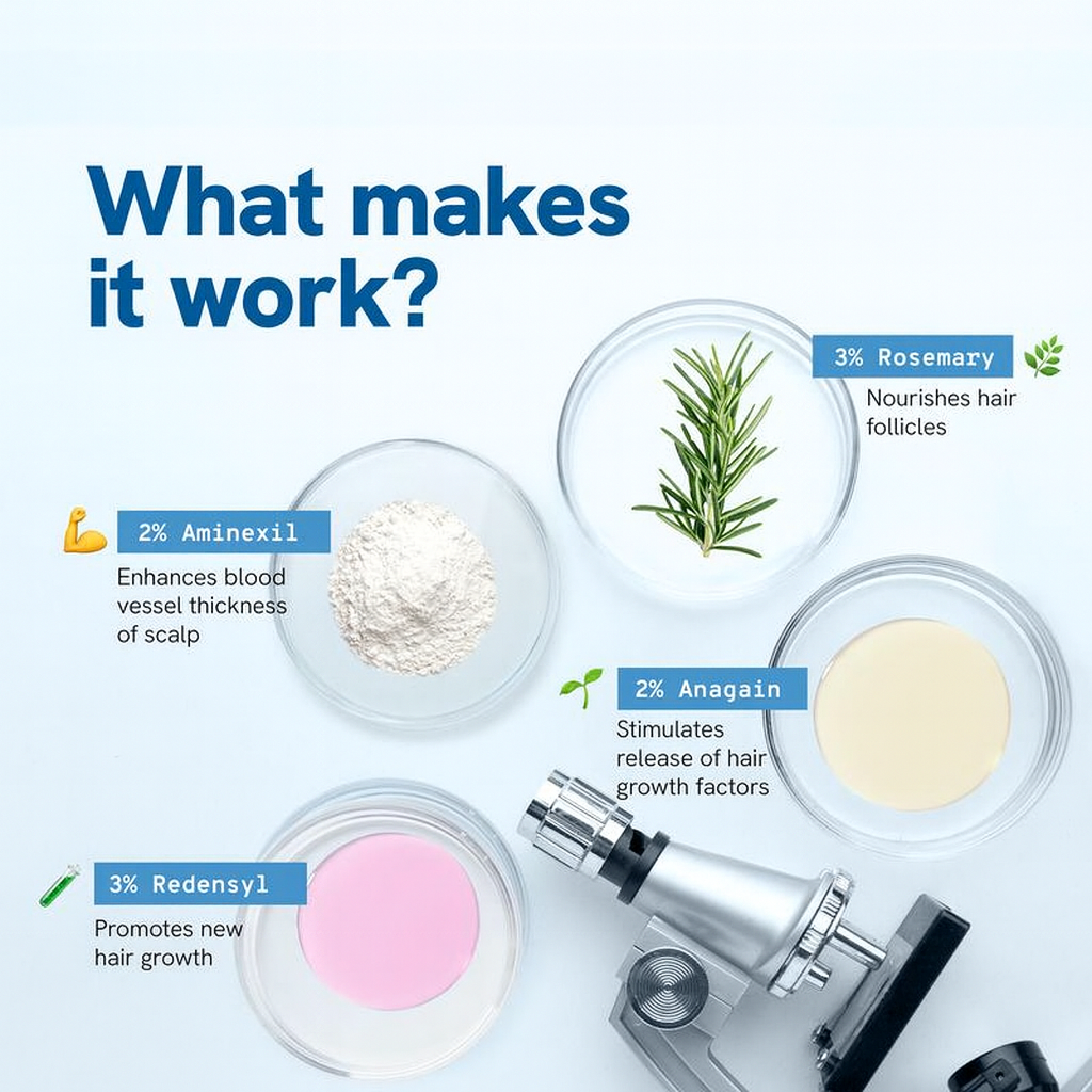 Hair Generating Rolling Fluid